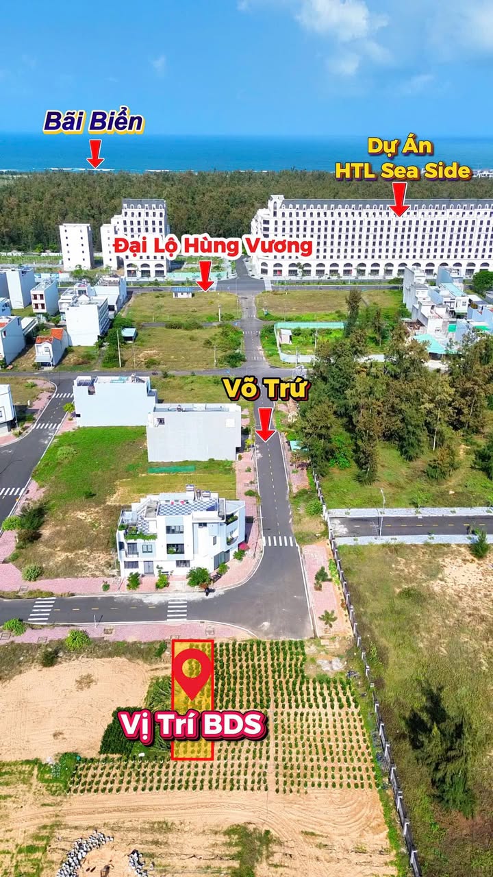 Đất nền 100m² D14, Tuy Hòa - Sổ đỏ chính chủ, gần biển