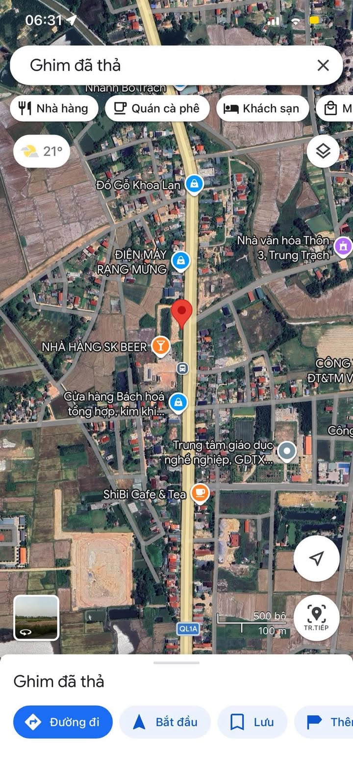 Bán Đất Mặt Tiền QL Hoàn Lão, Bố Trạch - 150m² Hướng Đông Giá 1.9 Tỷ