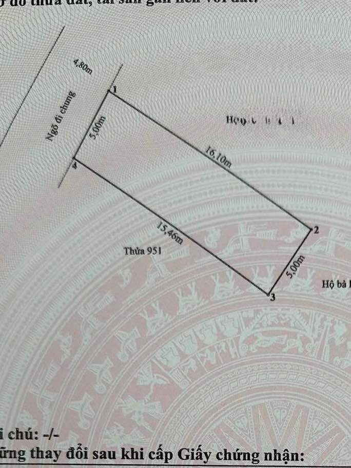 Đất nền mặt ngõ 2 ô tô tránh Thiên Lôi - Chợ Đôn, 78.5m² - Giá 5.3 Tỷ