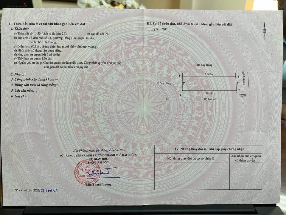 Đất Nền Mặt Tiền Kinh Doanh Hải An, HP - 2 Lô Liền Kề 120m² Giá 3 Tỷ