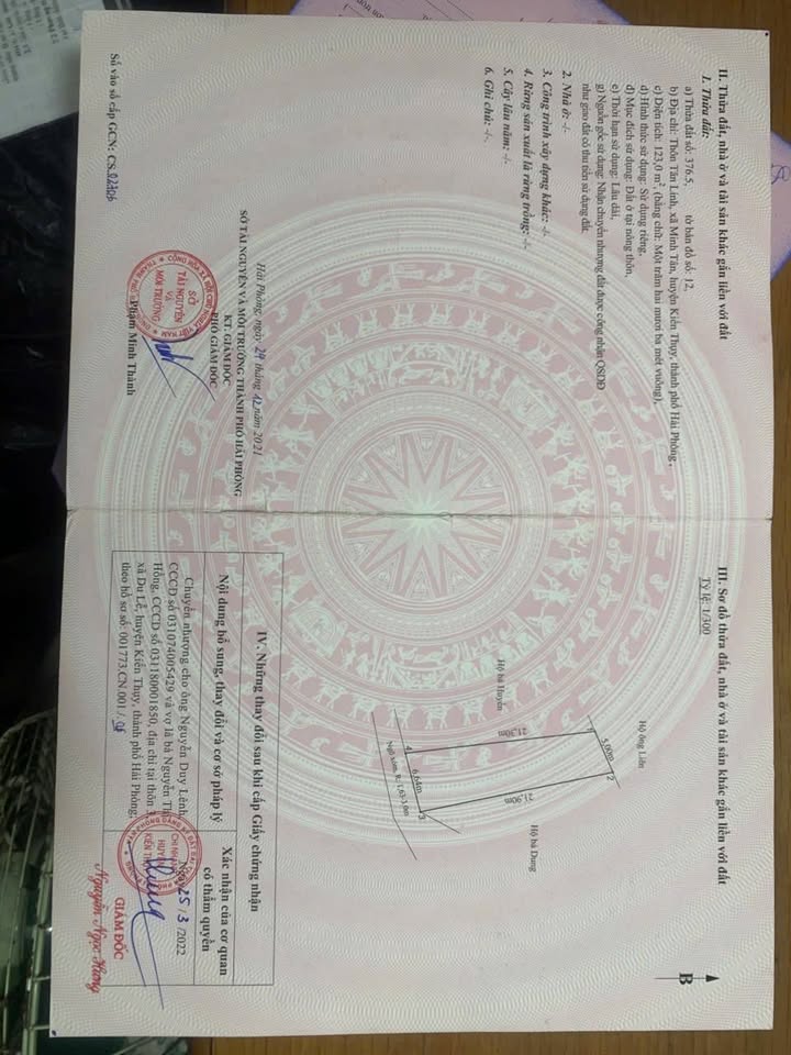 Đất Nền Kiến Thụy 123m² Giá Tốt 1.4 Tỷ - Gần Ga Tàu, Chợ