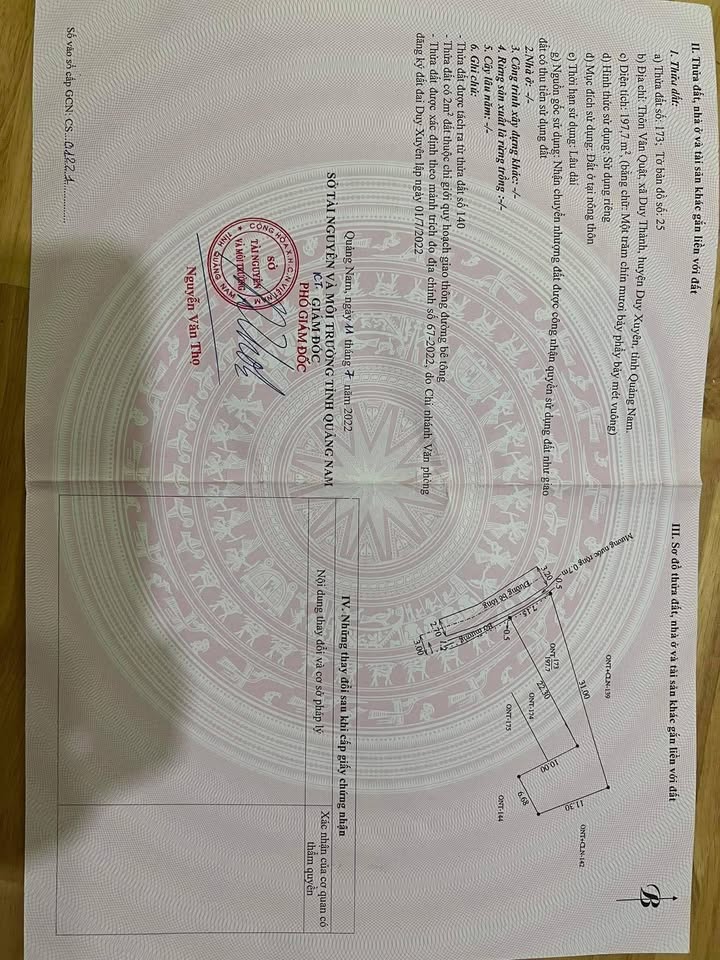 Đất Duy Thành, Duy Xuyên 197m² - Giá 550 Triệu Chính Chủ