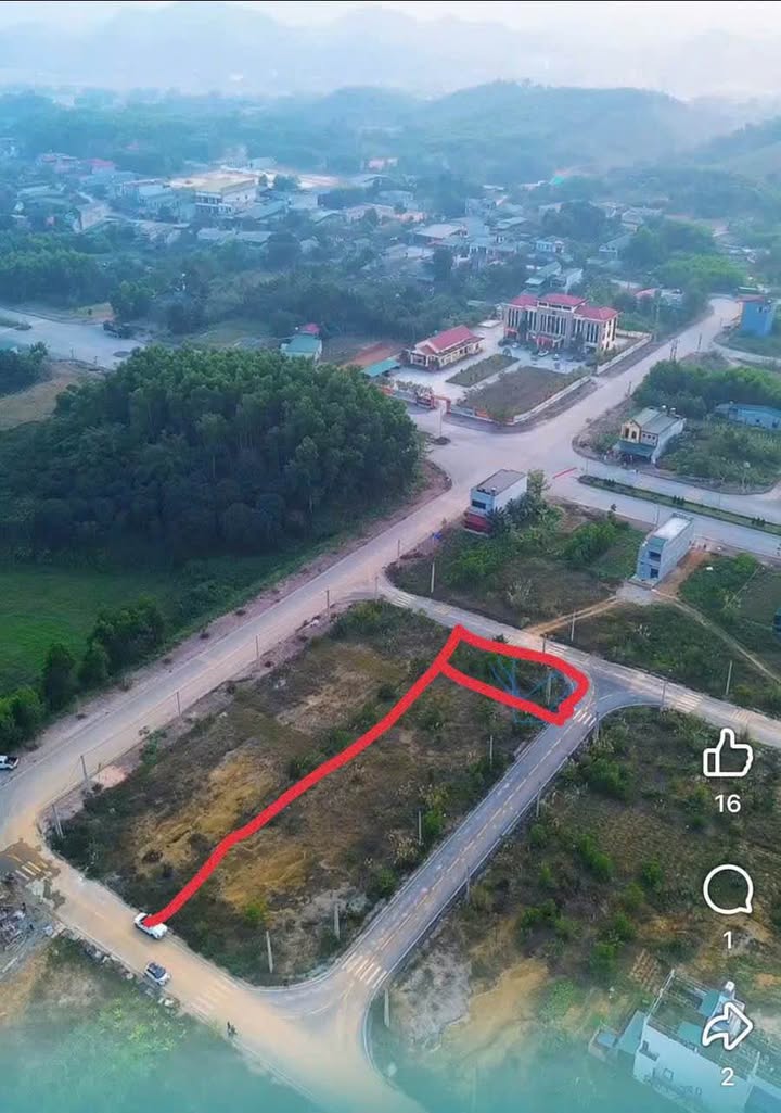 Đất Lô Góc 128m² Yên Sơn, Tuyên Quang - Giá 2.2 Tỷ, Kinh Doanh Đắc Địa