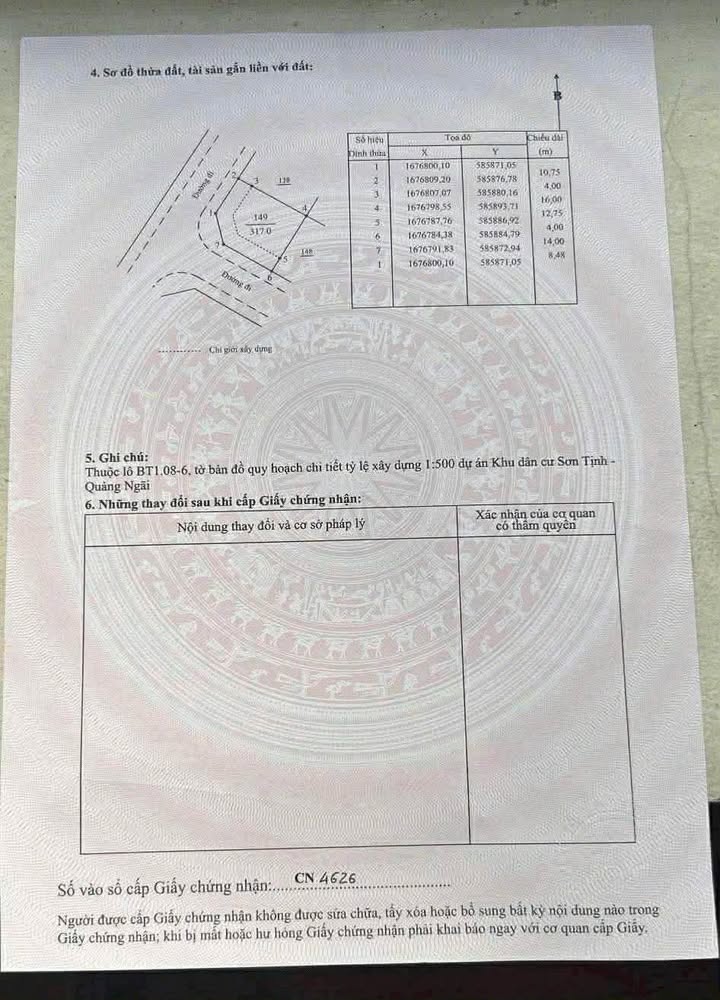 Bán Gấp Lô Góc Biệt Thự KDC 577, Quảng Ngãi - 317m² Giảm 300 Triệu