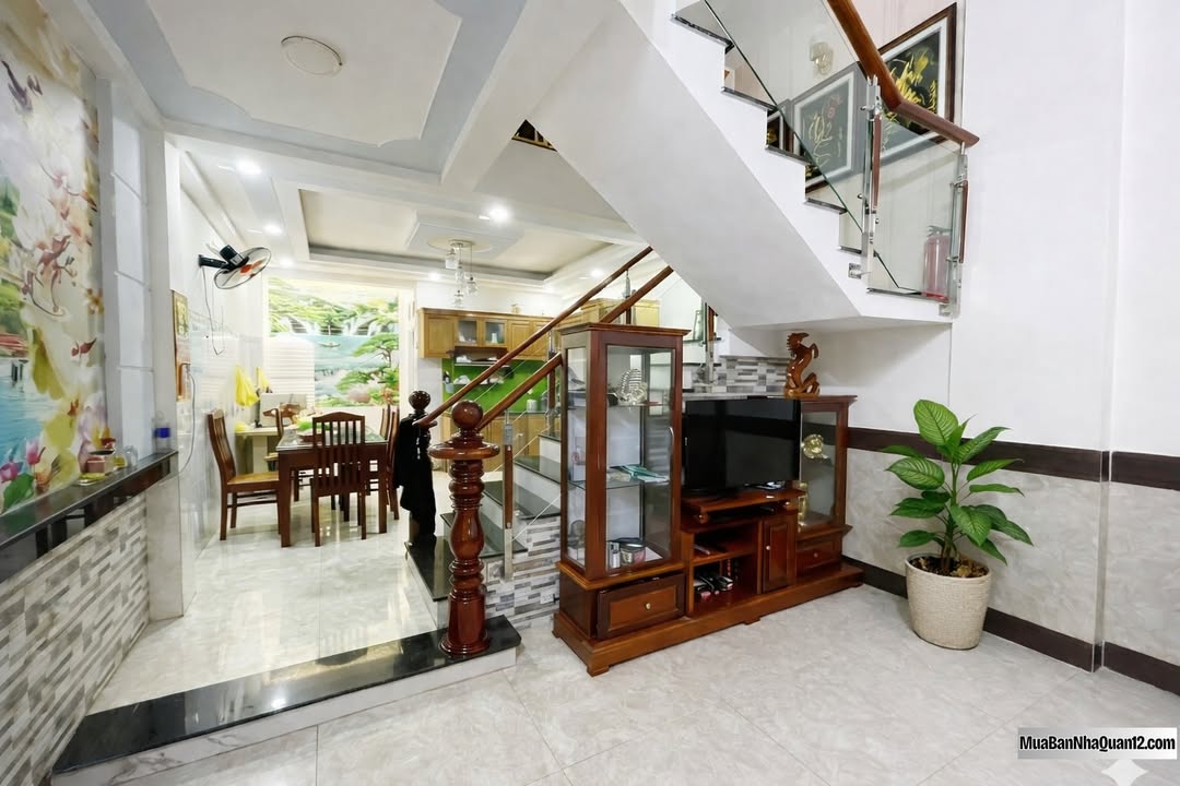 Nhà 5 tầng mặt tiền 5m Nguyễn Thị Búp, Q12 - 60m² vuông vức, kinh doanh tốt