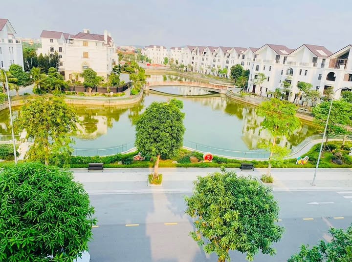 Biệt thự song lập 200m² Đồng Nguyên, Từ Sơn - Sát hồ điều hòa, phong thủy vượng khí