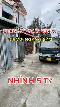 Đất Nền Khuê Mỹ - Ngũ Hành Sơn 109m² | Giá 5 Tỷ - Sổ Đỏ Rõ Ràng