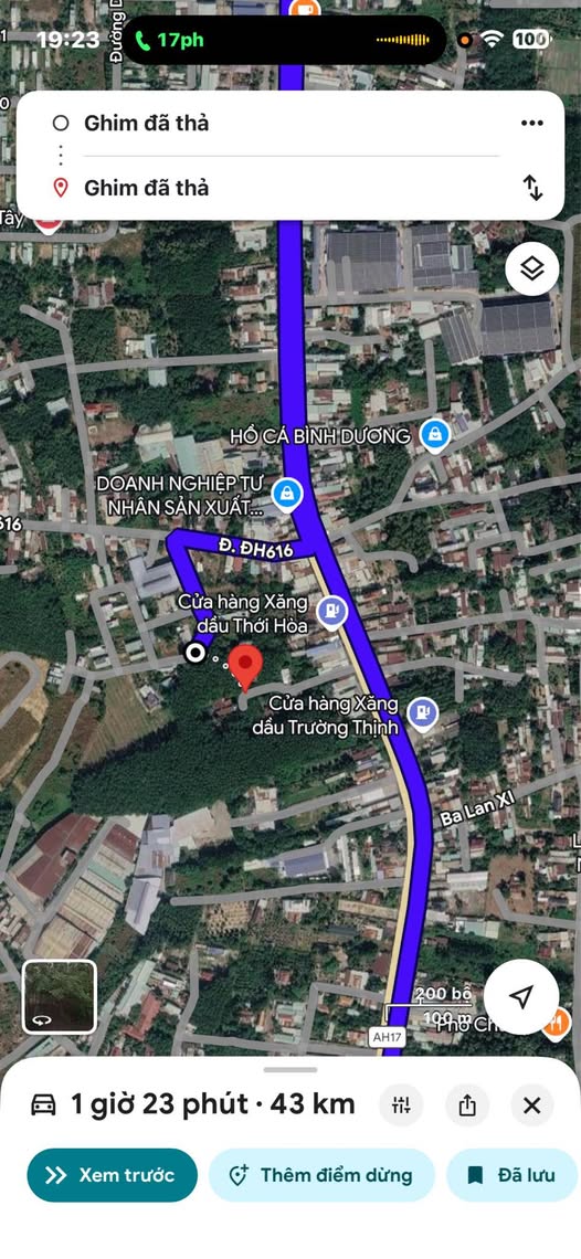 Đất Vàng Bến Cát 3500m² Sổ Đỏ - Tặng Kèm 2 Nhà Yến, Giá 12 Tỷ