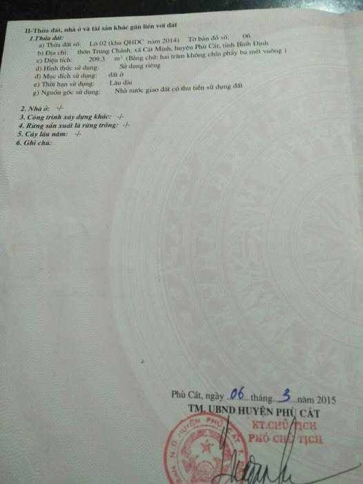 Bán Đất Cát Minh 210m² Giá Đầu Tư - Gần Chợ, Trường Học