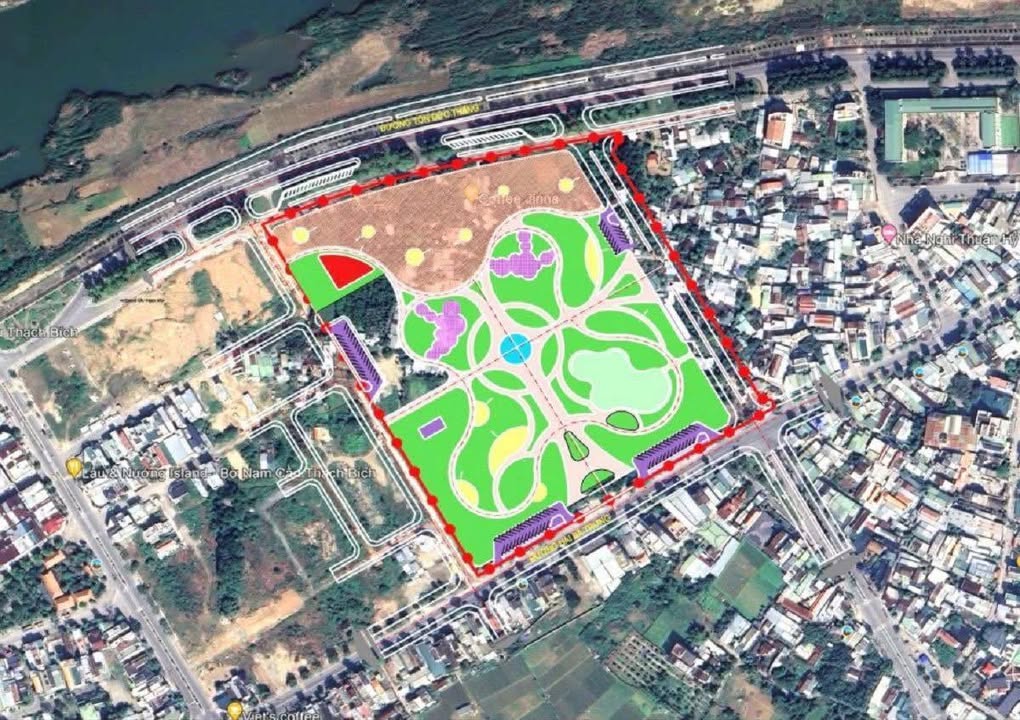 Đất Mặt Tiền Thành Thái, Quảng Ngãi - 120m² View Công Viên Xanh Mát