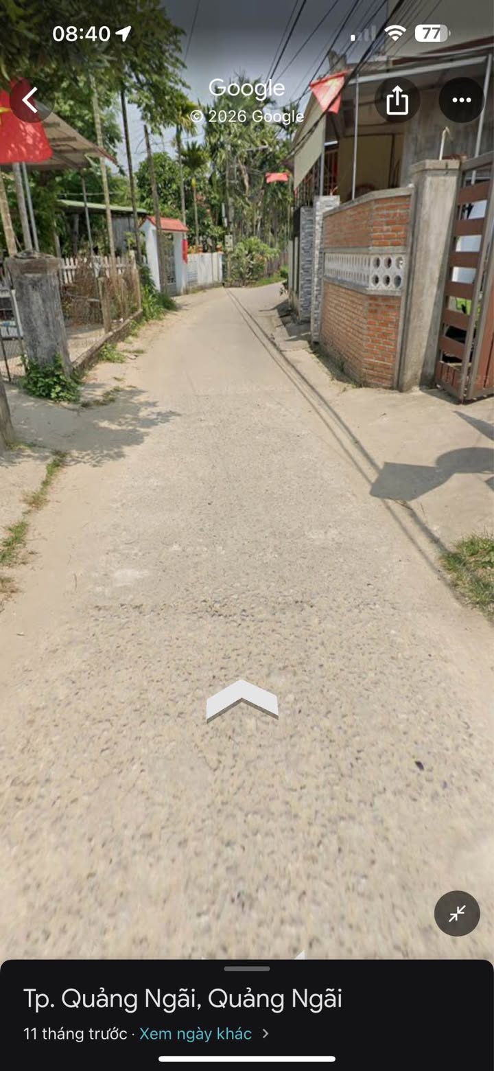 Đất nền 100m² mặt tiền đường ô tô - Xã Tịnh Bình, Sơn Tịnh, Quảng Ngãi