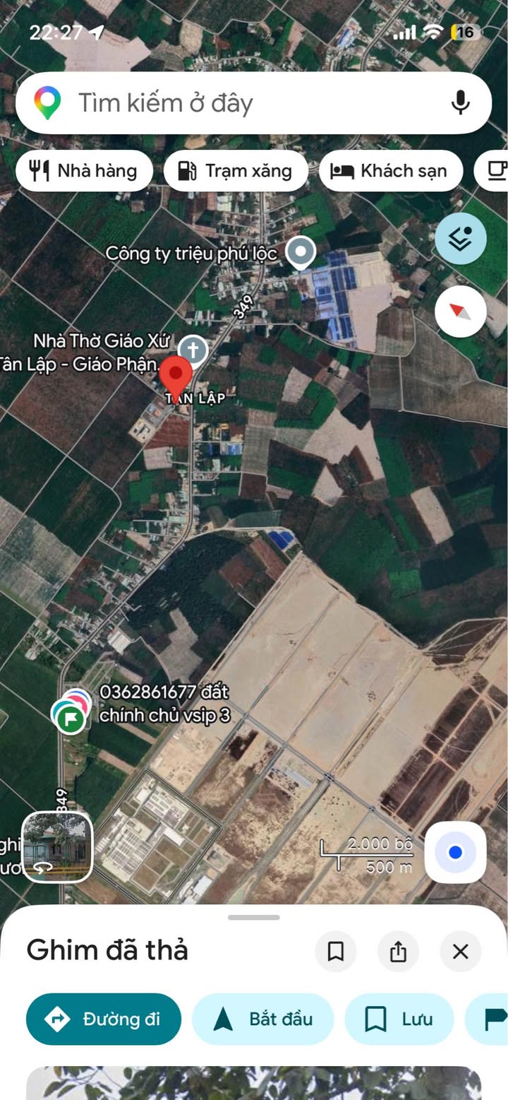 Đất nền 1000m² đối diện KCN VSIP 2, Thủ Dầu Một - Sổ hồng, giá 4 tỷ