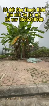 Đất nền Thạch Khôi, Hải Dương 82.5m² - Sổ hồng chính chủ, sát chợ sầm uất