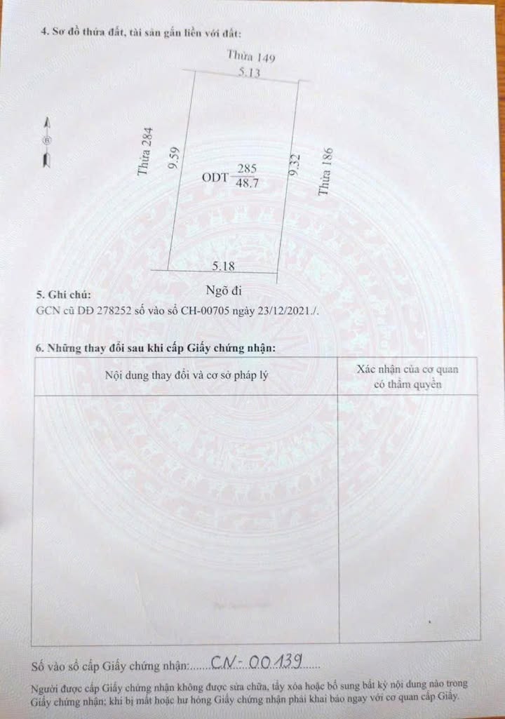 Đất nền Phường Việt Hòa, TP. Hải Dương - 48.7m², Hướng Nam, Giá chỉ 1.4 tỷ