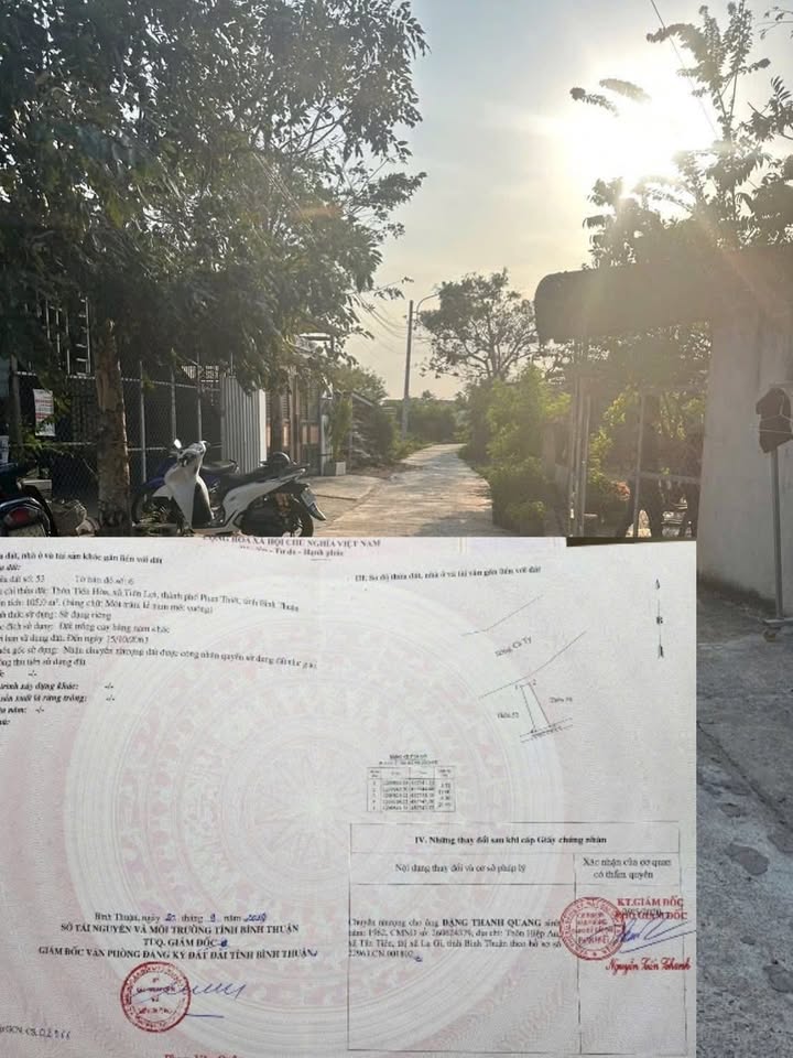 Đất Nền Tiến Lợi Phan Thiết 105m² Sổ Hồng Riêng - Giá 350 Triệu