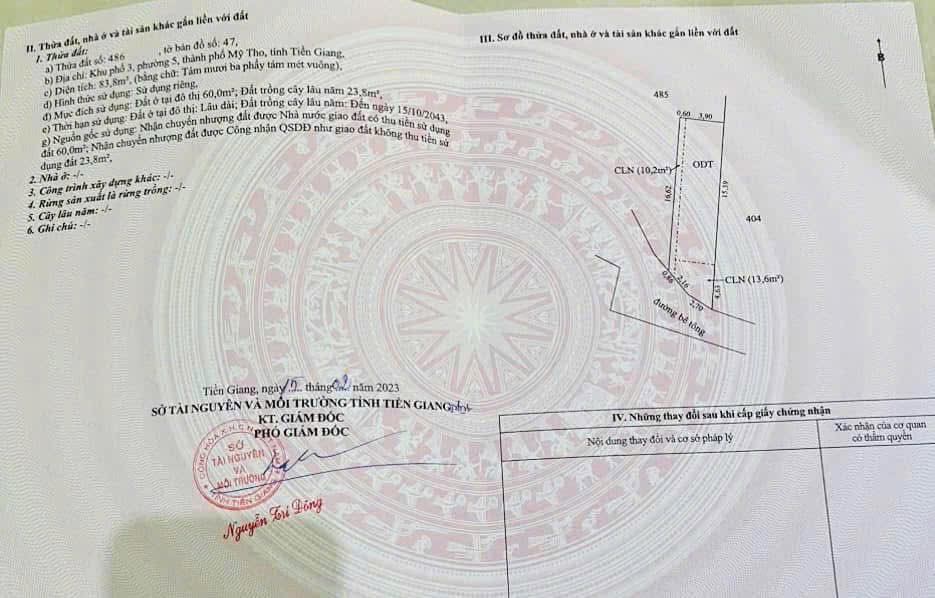 Bán Đất Thổ Cư Mỹ Tho 90m² - Ngay Trần Hưng Đạo, Sổ Hồng Sẵn Sàng