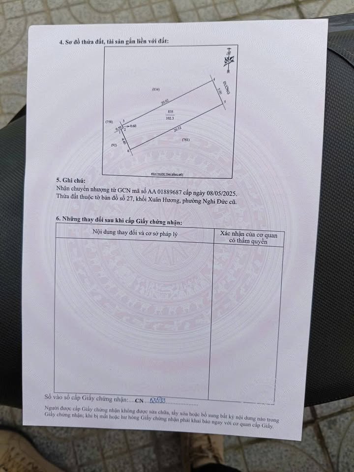 Bán đất Nghi Đức, Vinh 102m² full thổ cư - Sổ đỏ sẵn sàng