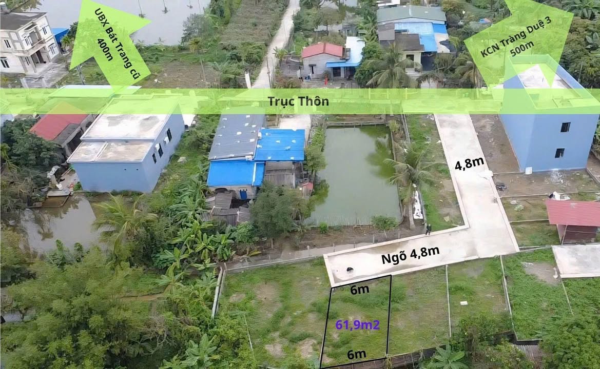 Đất Nền An Trường, Hải Phòng - Đón Đầu Sóng Đại Dự Án Tràng Duệ 3