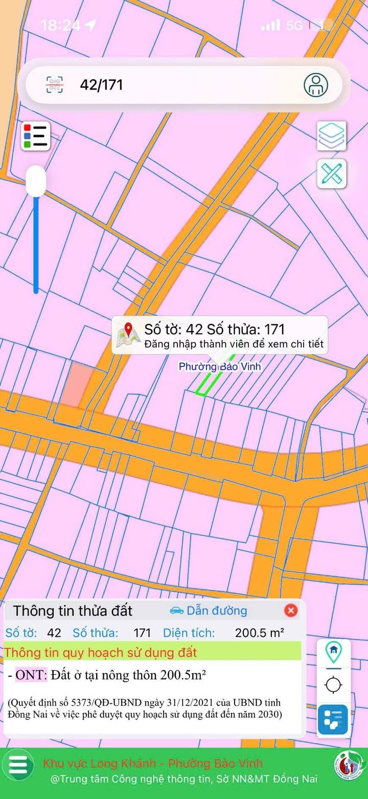 Đất nền Bảo Vinh - Long Khánh: 2 Lô Liền Kề 216m² Sổ Hồng Riêng, Giá 900 Triệu/Lô
