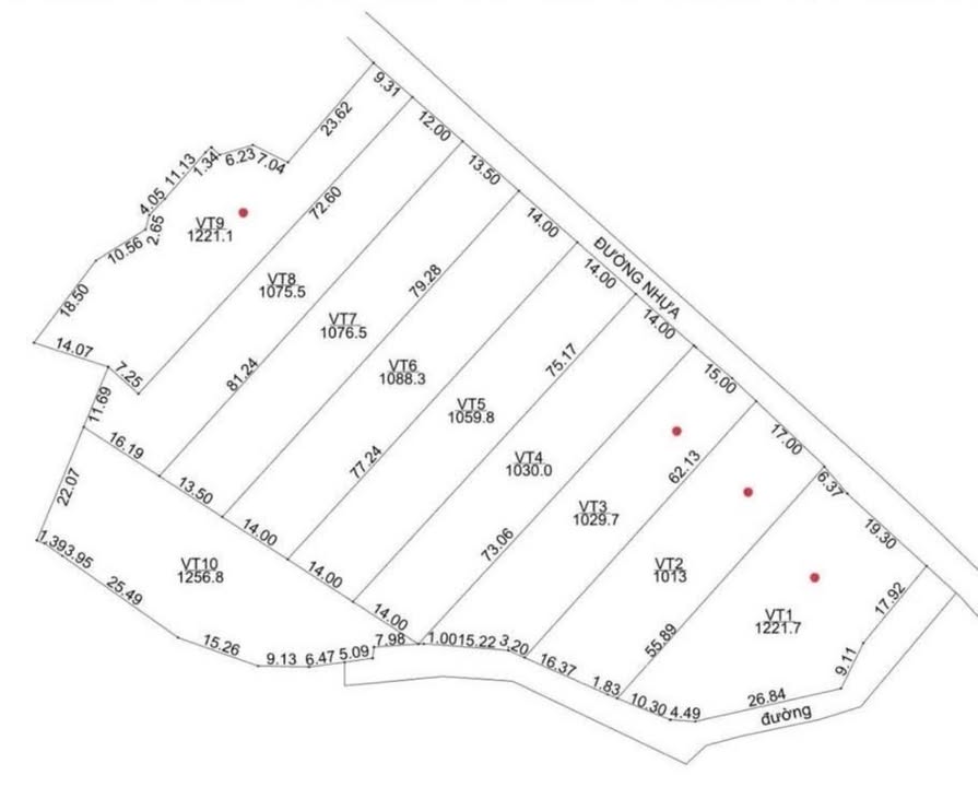 Đất nền Long Tân - Láng Dài 3600m² - Sổ đỏ chính chủ - Giá chỉ 9xx triệu