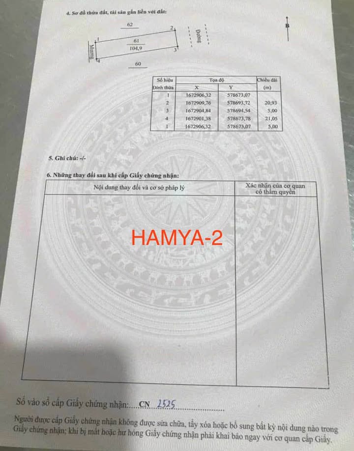 Bán 2 Lô Liền Kề Mặt Tiền HAMYA, Sơn Tịnh - 105m² Hướng Đông