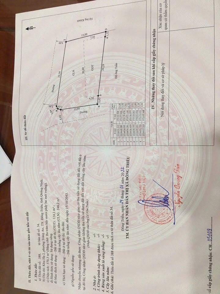 Đất nền 2 mặt tiền Tràng An - Đông Triều, 400m², 1.3 tỷ - Sổ đỏ sẵn sàng