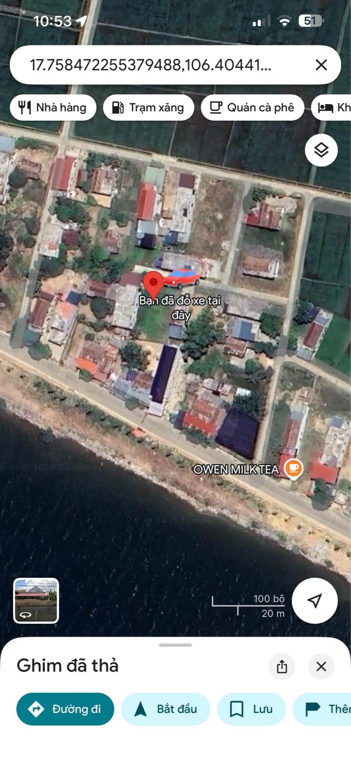 Đất Quảng Hải 400m² Giá 1 Tỷ - Mặt Tiền Rộng, Sát Bờ Sông