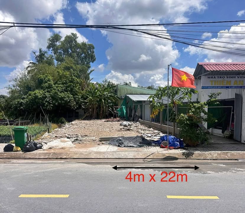 Bán Nền Mặt Tiền Kè Mương Khai, Cần Thơ - 88m² Thổ Cư Sổ Hồng