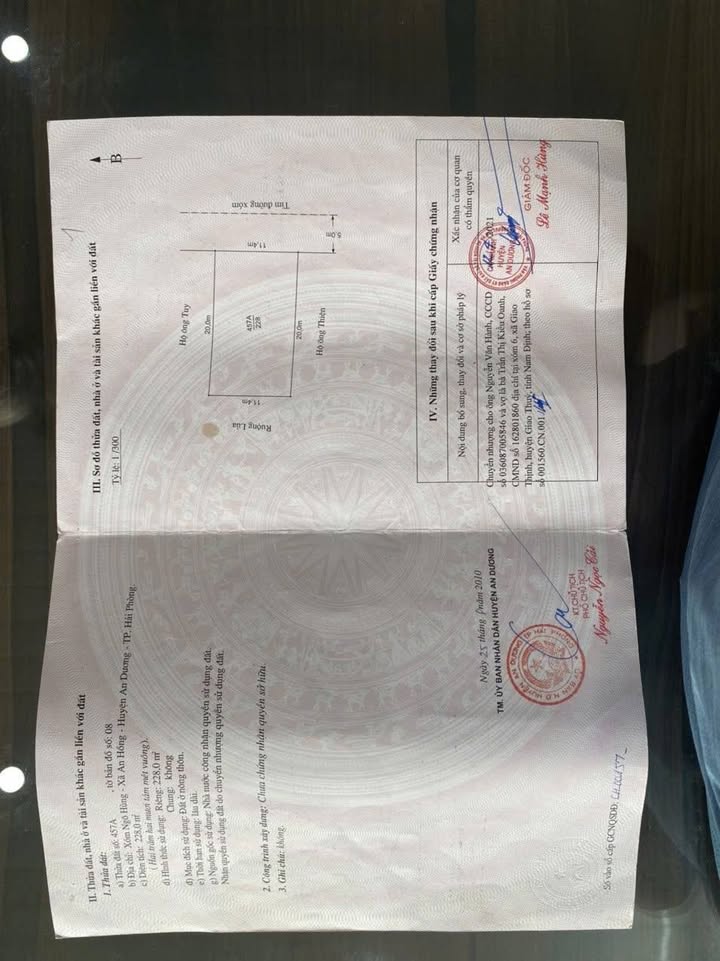 Bán Gấp 2 Lô Đất Vàng 456m² Mặt Tiền Trục Lộ 10m, An Dương, Hải Phòng