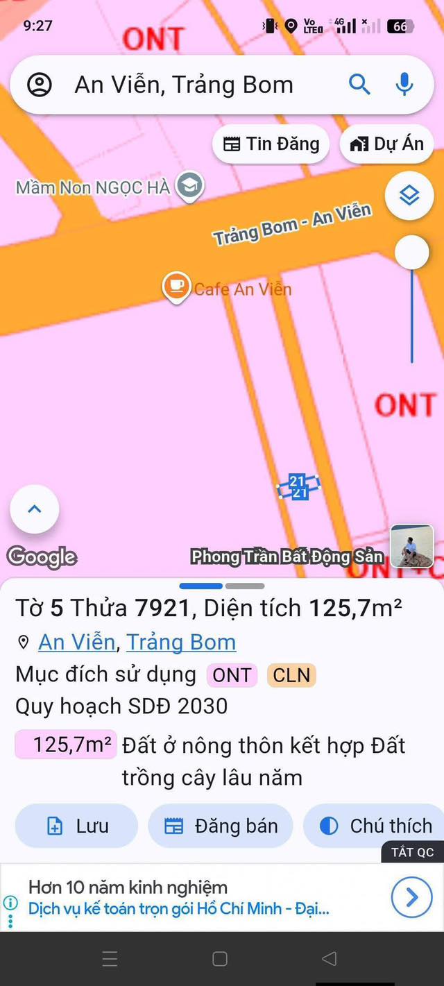 Đất Nền 2 Mặt Tiền Phùng Hưng, Long Thành, Đồng Nai - 126m² Sổ Riêng