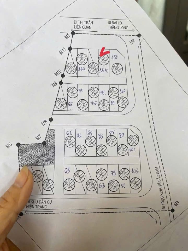 Đất nền Mặt đường KĐG Bình Phú, Phú Thọ - 82.6m² - Kinh doanh sầm uất