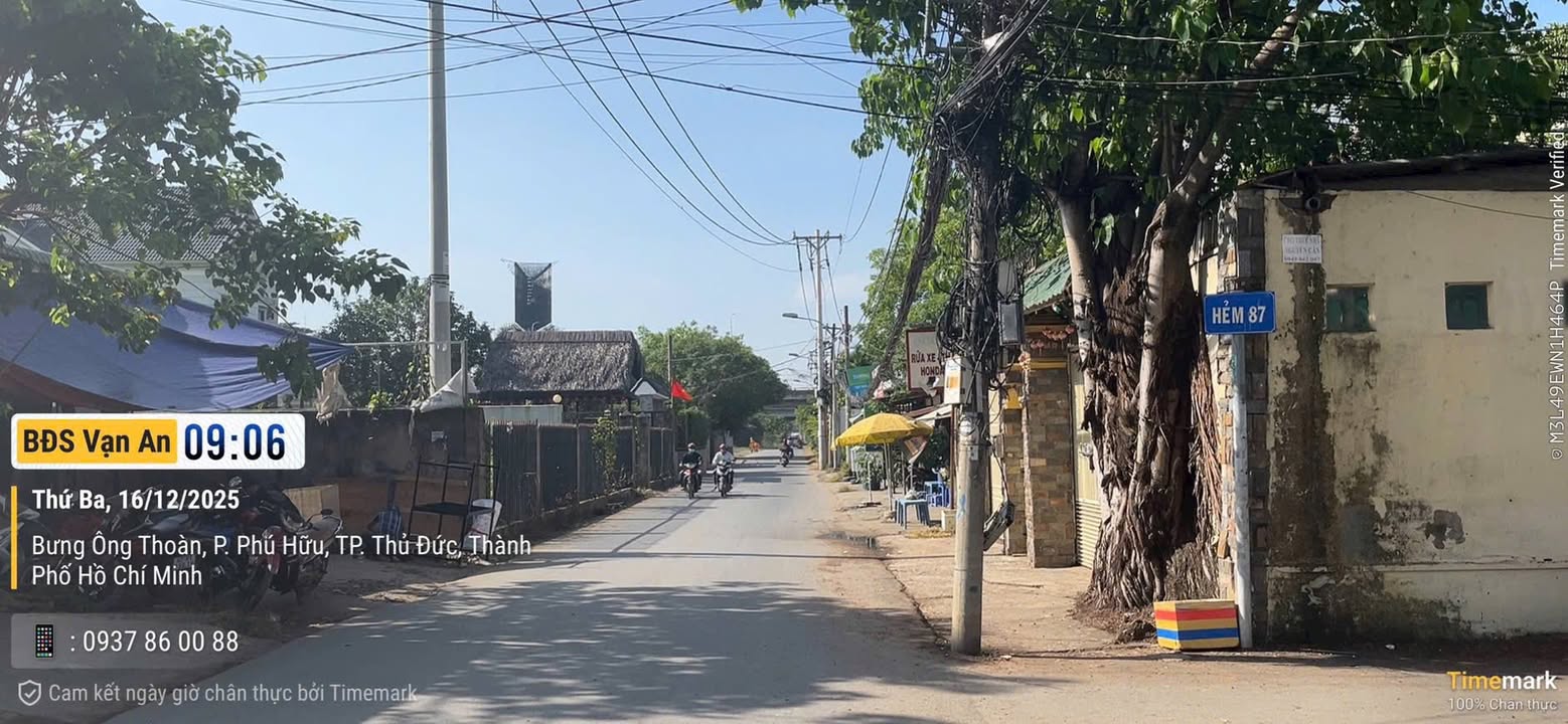 Đất nền Bưng Ông Thoảng, Thủ Đức 80m² Sổ đỏ - Giá tốt 4.78 tỷ