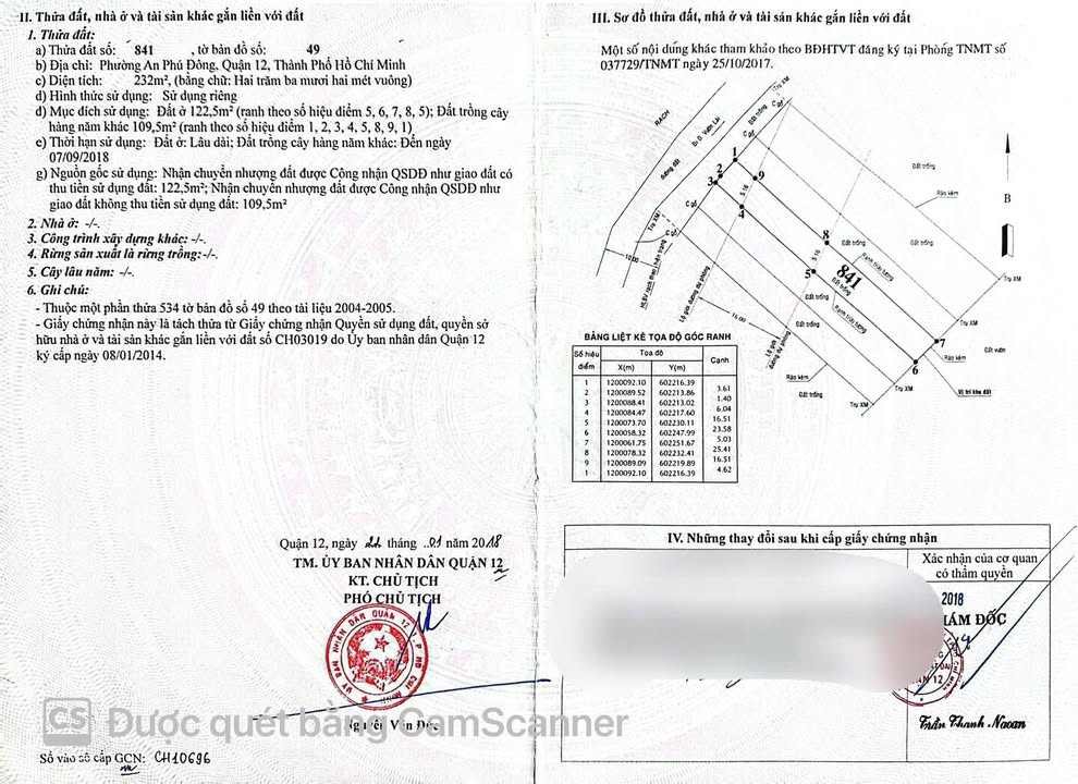 Bán Đất Mặt Tiền Rạch An Phú Đông Q12 - 232m² Sổ Hồng Riêng