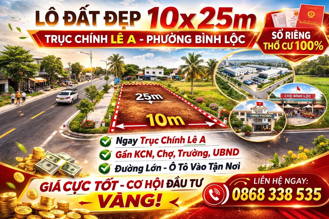 Đất nền Hà Đông 250m² - Ngang 10m, Sổ riêng, Giá 4.5 tỷ