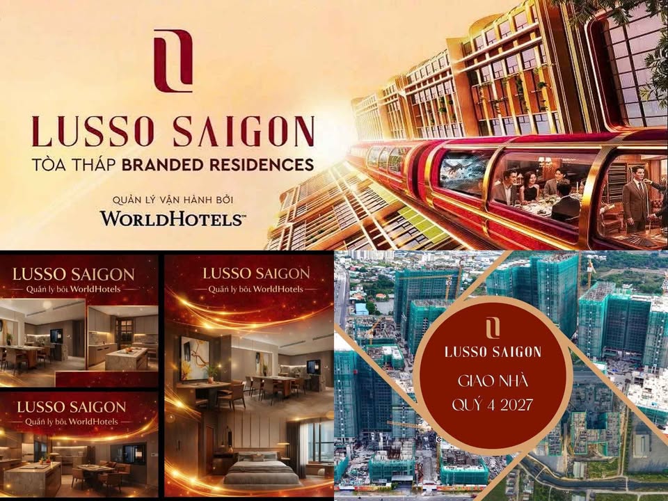 Căn hộ Lusso Saigon Quận 1 - Vận hành 5 sao, Thu nhập 50 Triệu/Tháng