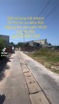 Đất nền Long Hoà, Dầu Tiếng 94m² - Sổ đỏ sẵn sàng, giá đầu tư 1.75 tỷ