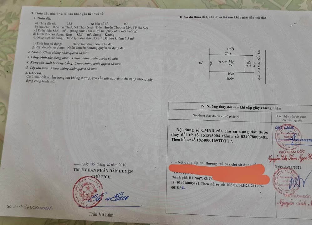 Đất Thổ Cư 82m² Chương Mỹ - Sổ Đỏ Full Thổ Cư, Giá Đầu Tư Tốt