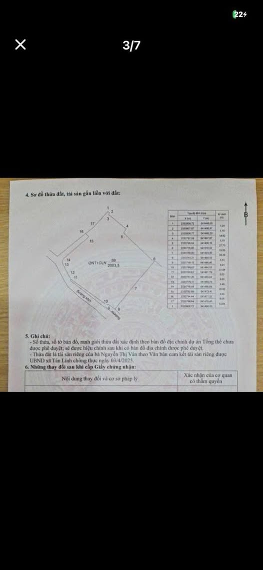 Đất Vàng Tản Lĩnh 2003m² - View Núi Thanh Bình, 8.01 Tỷ