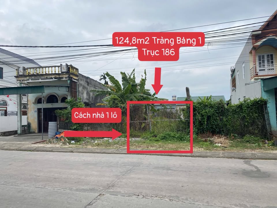 Đất nền Tràng An 124.8m² - Mặt tiền 4.5m, Kinh doanh sầm uất