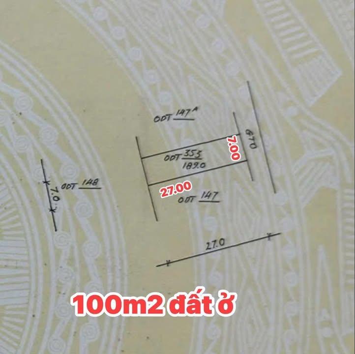 Đất Nền Dự án Lý Thái Tổ, Đồng Hới - 189m² Hướng Bắc, Giá 900 Triệu