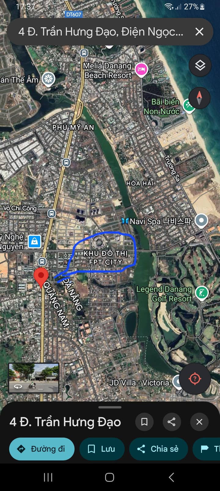 Bán Đất Mặt Tiền Trần Hưng Đạo Đà Nẵng 598m² - Vị Trí Vàng Kinh Doanh