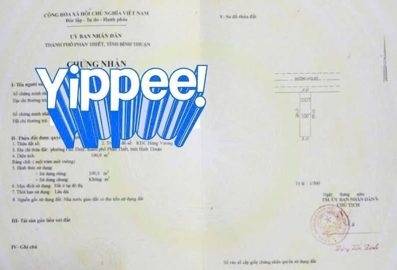 Đất Thổ Cư 100m² Mặt Tiền Trương Hán Siêu, Phan Thiết - Sổ Đỏ Sẵn Sàng