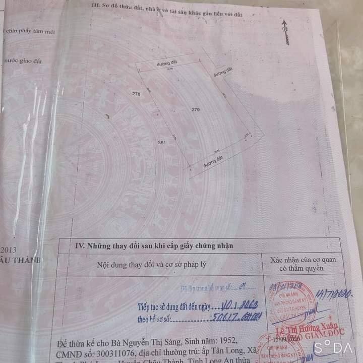 Đất Vườn 1000m² 3 Mặt Tiền Xe Tải - P.1, TP. Tân An, Long An - Chỉ 1 Tỷ