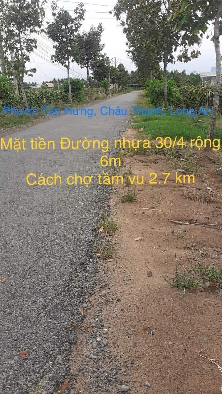 Đất thổ mặt tiền nhựa 30/4 Châu Thành, Long An - 899 triệu