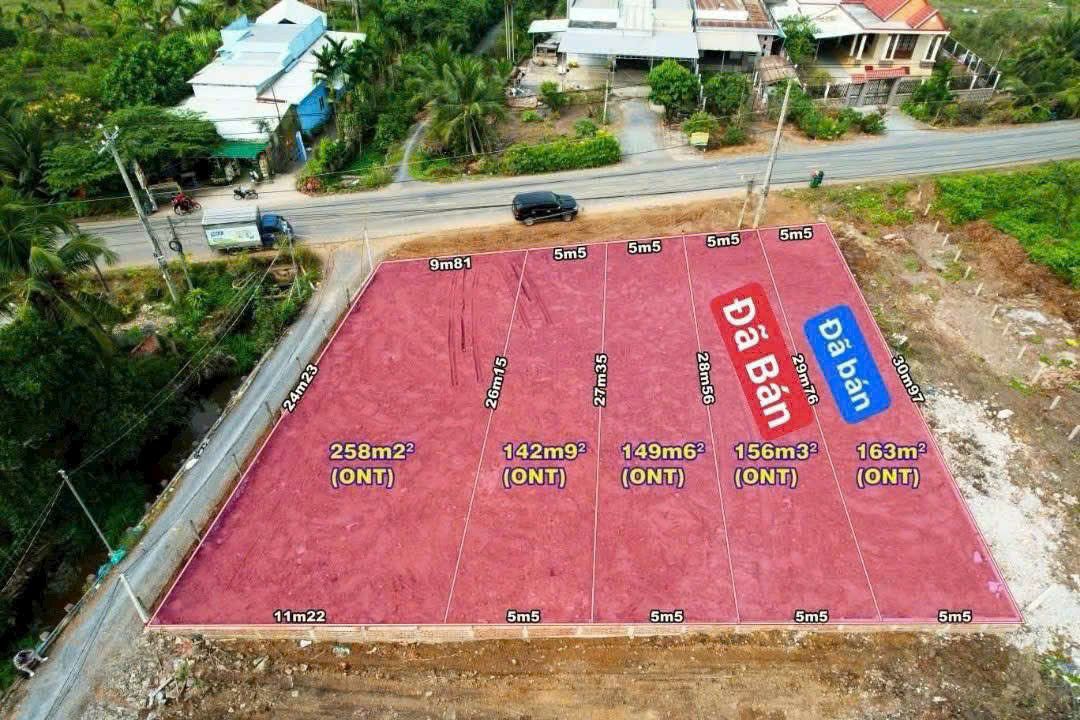 Đất Thổ Cư Mặt Tiền ĐT.816 Bến Lức 165m² - Giá Đầu Tư F0 1.49 Tỷ