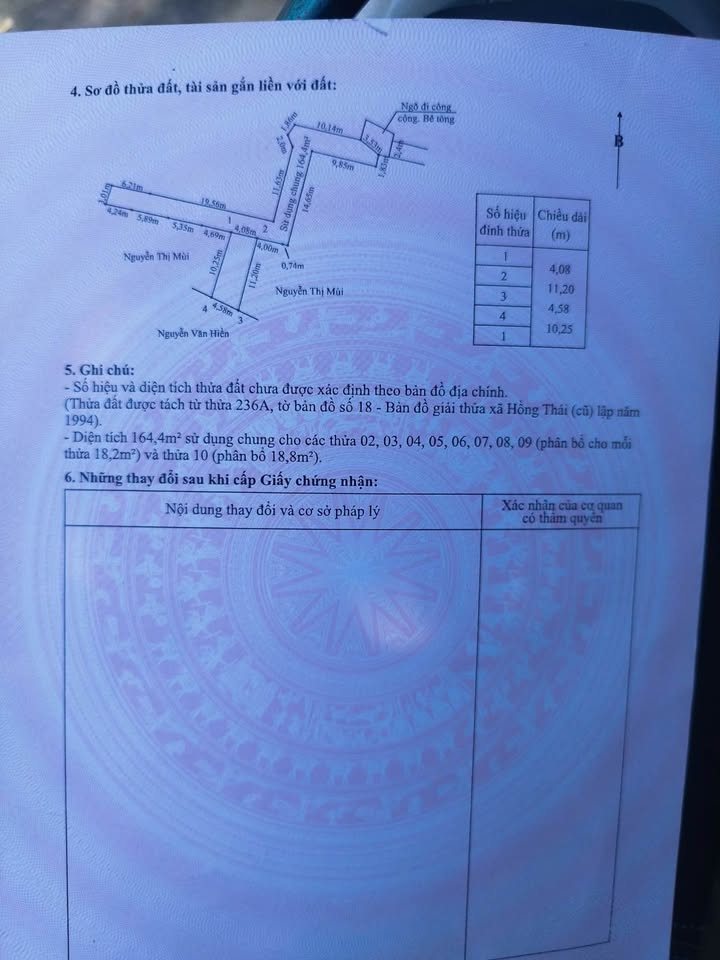Bán đất nền 46m² Hồng Thái, Kiến An - Sổ hồng sẵn, giá hơn 1 tỷ