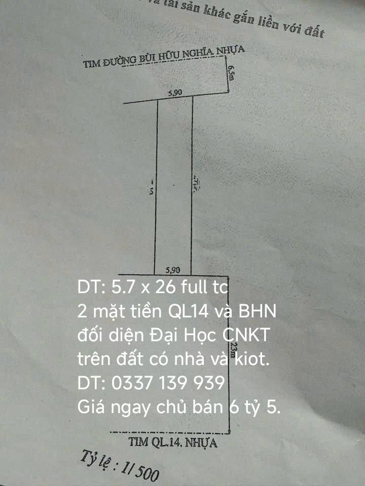 Nhà Mặt Tiền QL14, Đồng Phú - Kinh Doanh Đỉnh Cao Đối Diện Đại Học