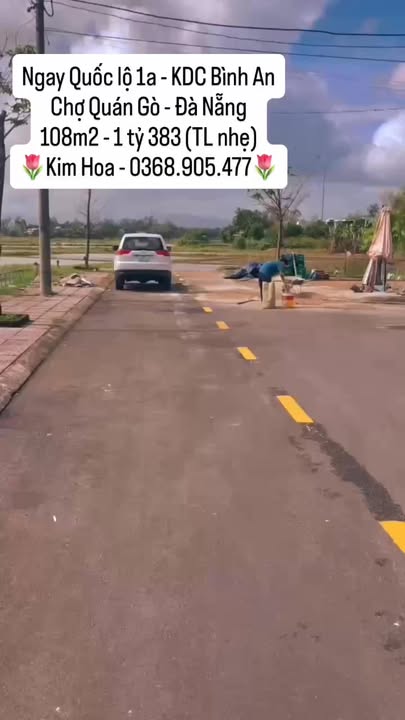 Đất nền Hòa Phú Đà Nẵng - 108m² Sổ đỏ, Đối diện Chợ Quán Gò