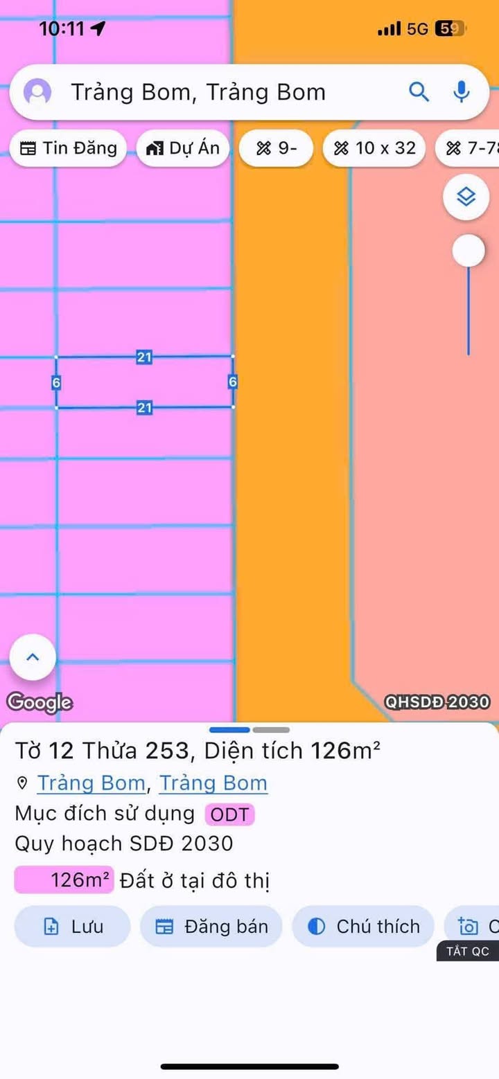 Đất Nền Trảng Bom 126m² - Lô Góc Hướng Đông 2.2 Tỷ, Gần QL1A