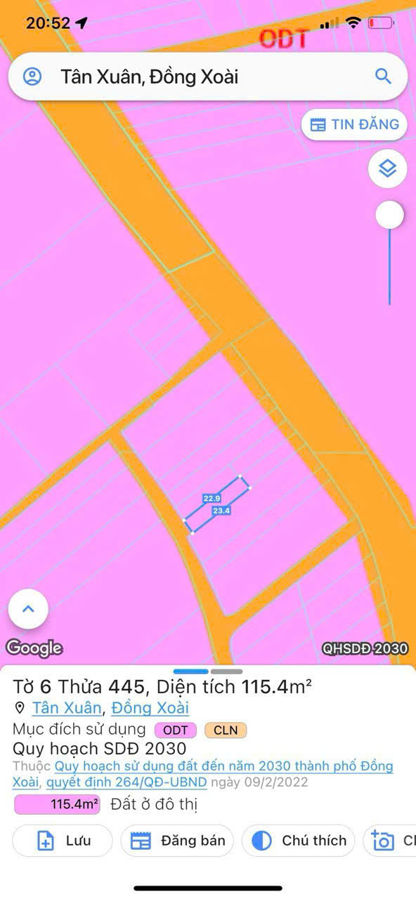 Đất Nền Đồng Xoài 115m² - Sổ Đỏ Sẵn Sàng, Giá 8xx Triệu